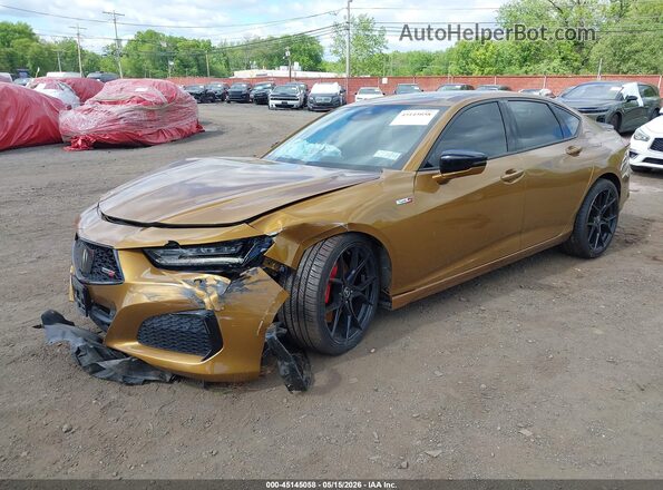 19UUB7F0XMA001735 2021 ACURA TLX Gold Przód lewy