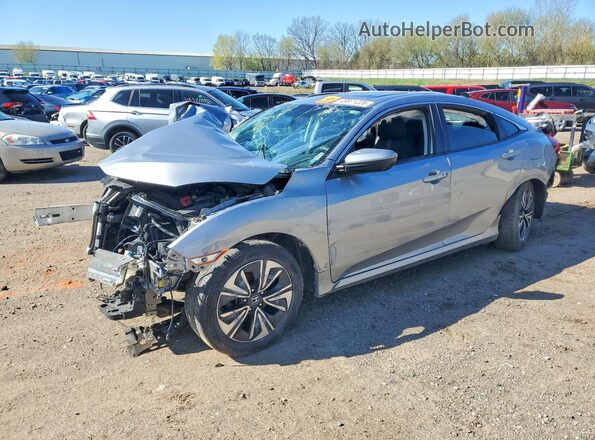19XFC1F30HE027761 2017 HONDA CIVIC Серебряный Передняя левая четверть