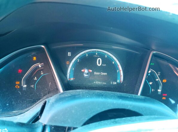 19XFC1F30HE027761 2017 HONDA CIVIC Серебряный Вид щитка приборов