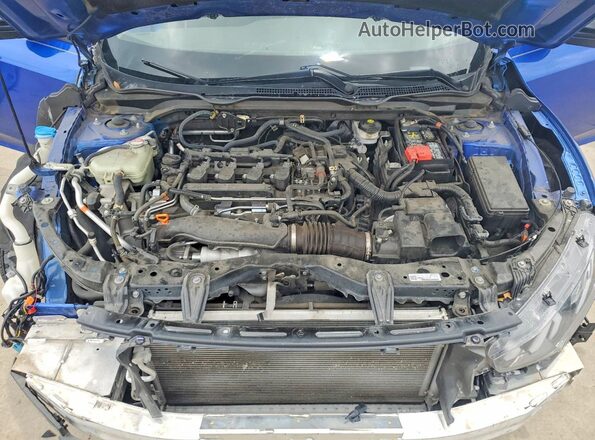 19XFC1F30ME007987 2021 HONDA CIVIC Синий Вид задней части салона