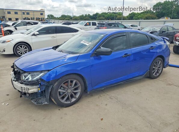 19XFC1F30ME007987 2021 HONDA CIVIC Синий Передняя левая четверть