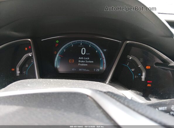 19XFC1F31GE027699 2016 HONDA CIVIC Черный Вид задних сидений