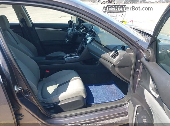 19XFC1F34KE017273 2019 HONDA CIVIC Gray Widok wnętrza z przodu