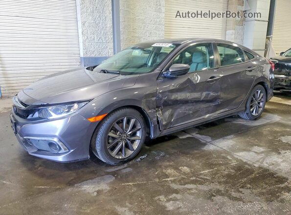 19XFC1F34LE022751 2020 HONDA CIVIC Gray Առջևի ձախ երեք քառորդ տեսարան
