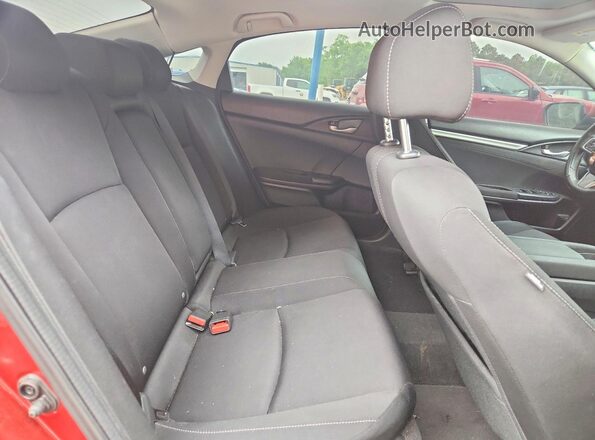 19XFC1F34LE202554 2020 HONDA CIVIC Maroon Vista de los asientos traseros