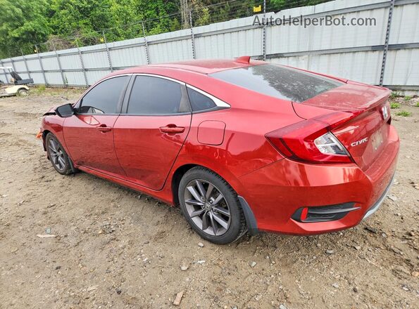 19XFC1F34LE202554 2020 HONDA CIVIC Maroon Trasero izquierdo