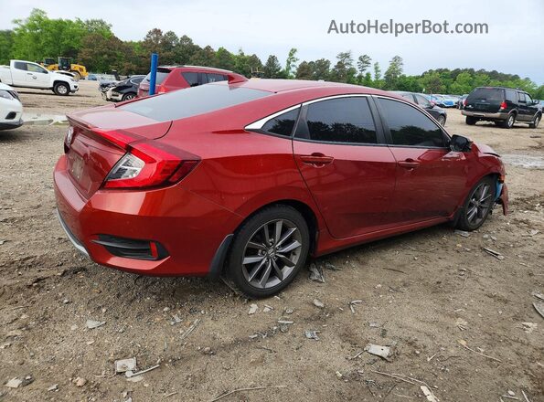 19XFC1F34LE202554 2020 HONDA CIVIC Maroon Trasero derecho