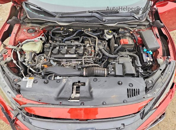 19XFC1F34LE202554 2020 HONDA CIVIC Maroon Vista interior trasera