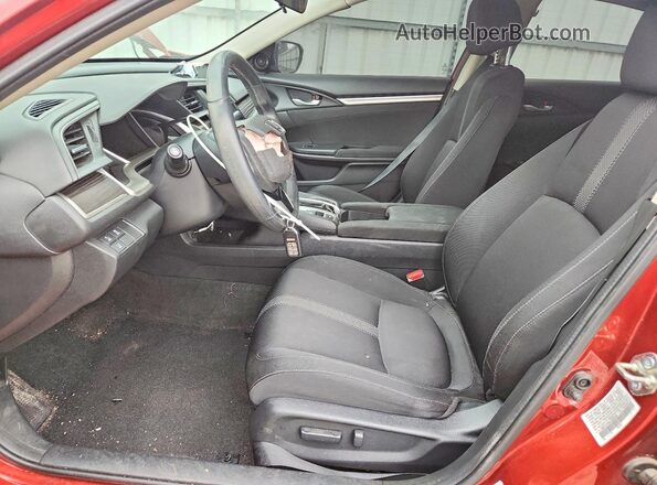 19XFC1F34LE202554 2020 HONDA CIVIC Maroon Vista interior delantera