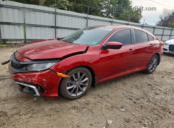 19XFC1F34LE202554 2020 HONDA CIVIC Maroon Vista tres cuartos delantera izquierda