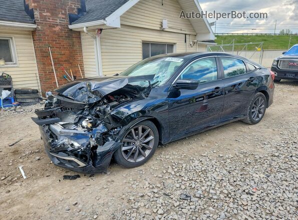 19XFC1F34ME001786 2021 HONDA CIVIC Черный Передняя левая четверть