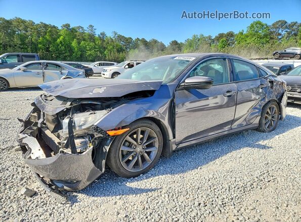 19XFC1F34ME007832 2021 HONDA CIVIC Серый Передняя левая четверть