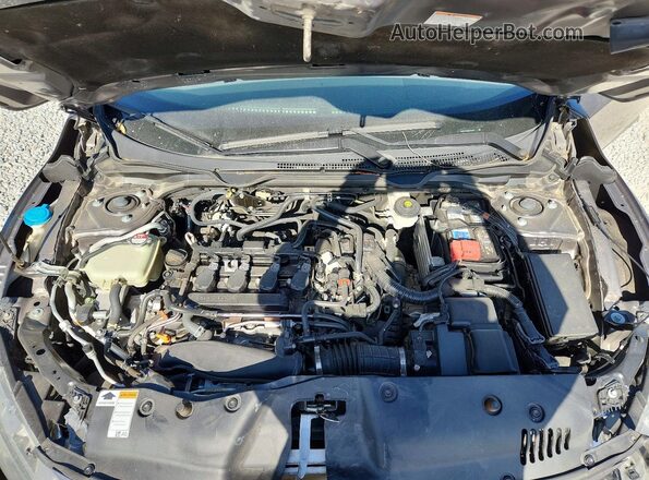 19XFC1F34ME007832 2021 HONDA CIVIC Серый Вид задней части салона