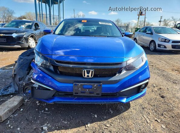 19XFC1F35LE025061 2020 HONDA CIVIC Blue Widok z przodu