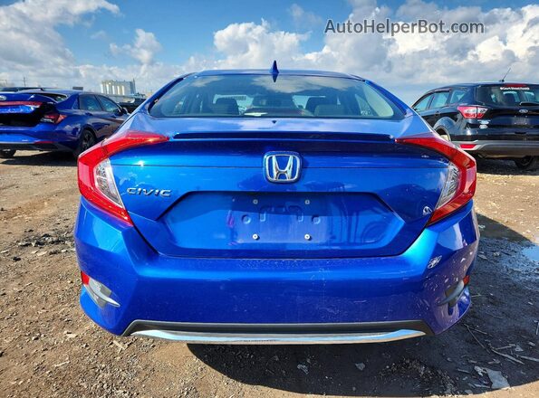 19XFC1F35LE025061 2020 HONDA CIVIC Blue Widok z tyłu