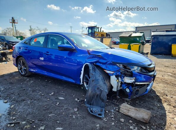 19XFC1F35LE025061 2020 HONDA CIVIC Blue Przód prawy