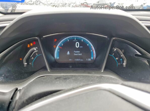 19XFC1F36GE015631 2016 HONDA CIVIC Черный Вид щитка приборов