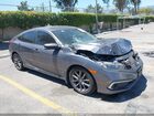 2019 Honda Civic Ex Серый vin: 19XFC1F36KE020028