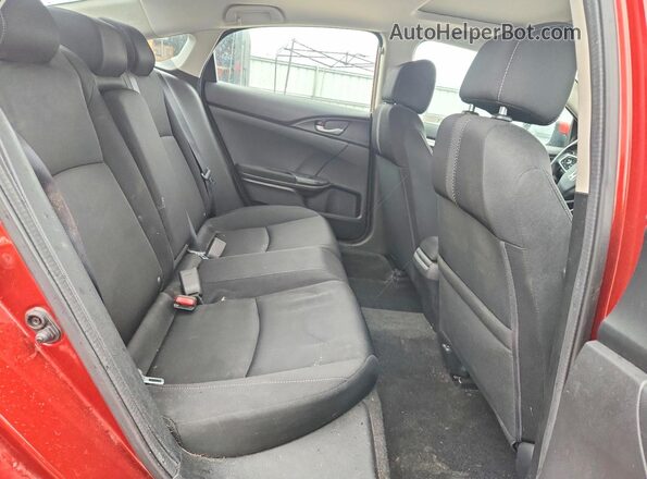 19XFC1F36LE004302 2020 HONDA CIVIC Red Вид задніх сидінь