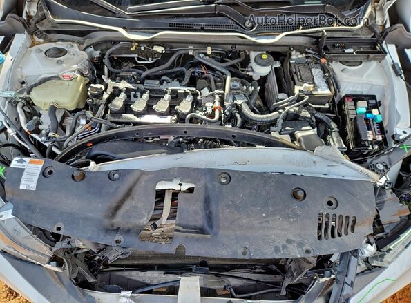 19XFC1F36LE013243 2020 HONDA CIVIC White Widok wnętrza z tyłu