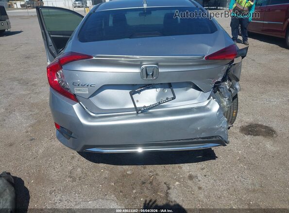 19XFC1F37KE010124 2019 HONDA CIVIC Серебряный Вид спереди