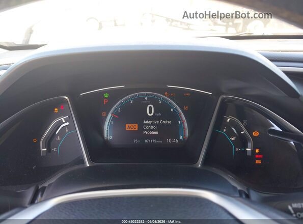 19XFC1F37KE010124 2019 HONDA CIVIC Серебряный Вид задних сидений
