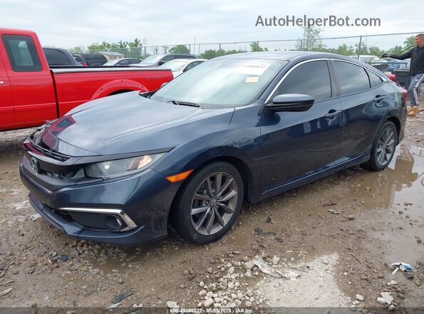 19XFC1F37KE015016 2019 HONDA CIVIC Navy Передняя левая четверть