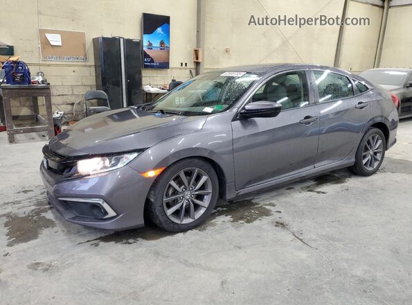 19XFC1F38LE021070 2020 HONDA CIVIC Gray Առջևի ձախ երեք քառորդ տեսարան