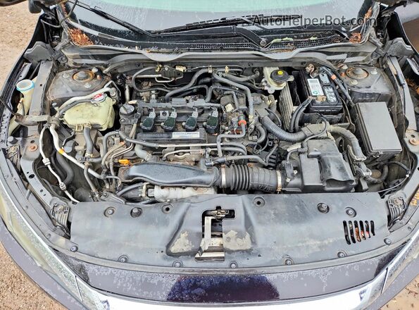 19XFC1F3XGE204346 2016 HONDA CIVIC Black Вид задньої частини салону
