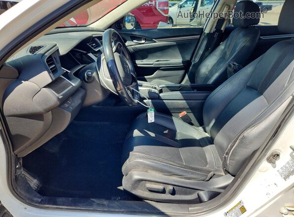 19XFC1F70LE018411 2020 HONDA CIVIC White Widok wnętrza z przodu