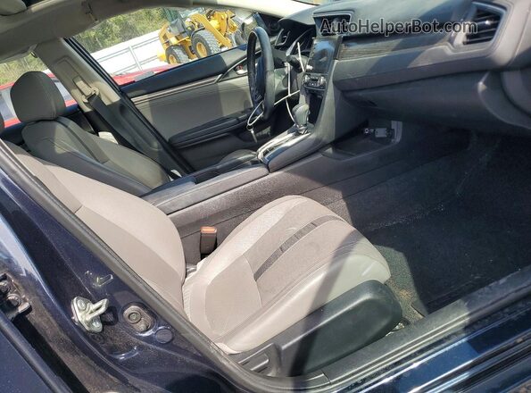 19XFC1F70LE211075 2020 HONDA CIVIC Синий Вид салона спереди