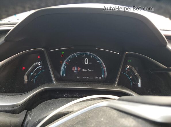 19XFC1F70LE211075 2020 HONDA CIVIC Синий Вид щитка приборов