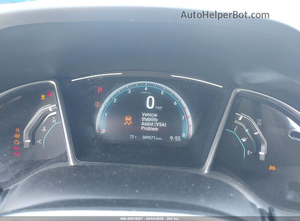 19XFC1F71HE002371 2017 HONDA CIVIC Белый Вид задних сидений