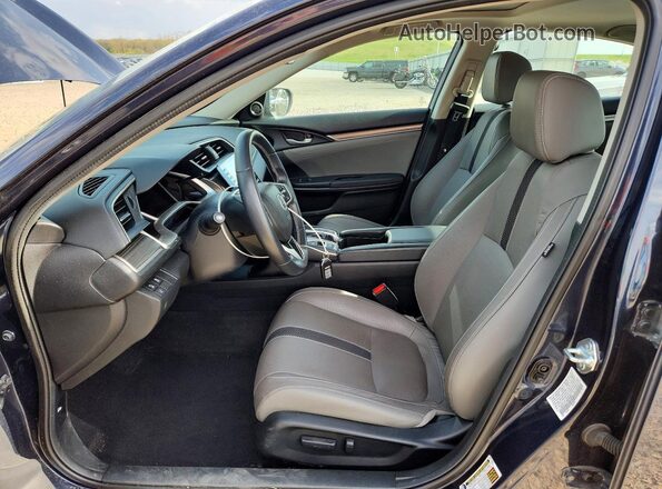 19XFC1F71ME204802 2021 HONDA CIVIC Синий Вид салона спереди