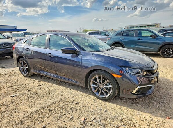 19XFC1F71ME204802 2021 HONDA CIVIC Синий Передняя правая четверть