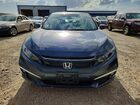 2021 Honda Civic Exl Синий vin: 19XFC1F71ME204802