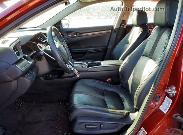 19XFC1F72LE006681 2020 HONDA CIVIC Red წინა სალონის ხედი
