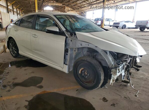 19XFC1F75KE011663 2019 HONDA CIVIC White Delantero derecho