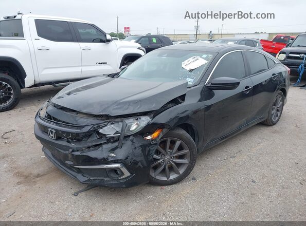 19XFC1F75LE208530 2020 HONDA CIVIC Black Przód lewy