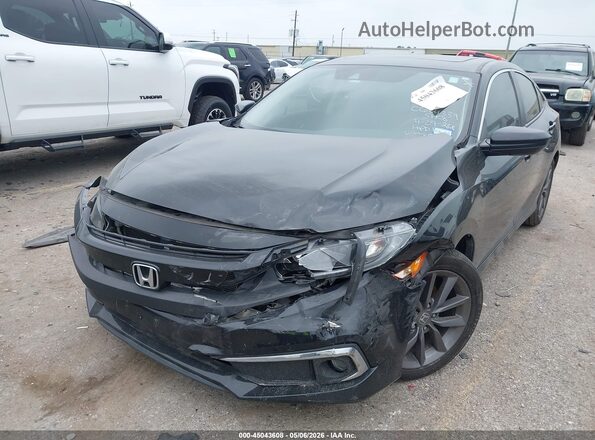 19XFC1F75LE208530 2020 HONDA CIVIC Black Widok z przodu