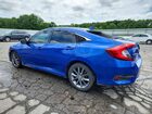 2019 Honda Civic Exl Синий vin: 19XFC1F76KE012918
