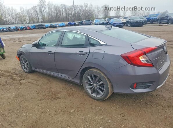 19XFC1F77ME003972 2021 HONDA CIVIC Gray Задня ліва чверть