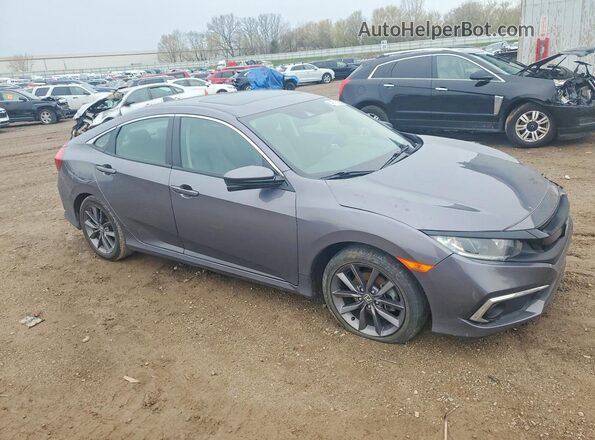 19XFC1F77ME003972 2021 HONDA CIVIC Gray Передня права чверть