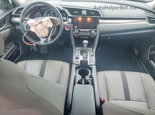 19XFC1F77ME003972 2021 HONDA CIVIC Gray Вид панелі приладів
