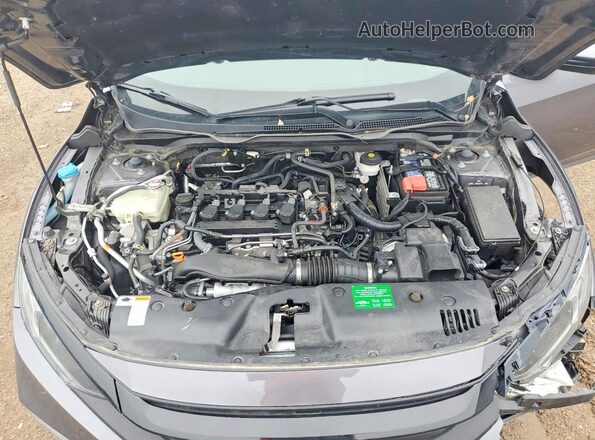 19XFC1F77ME003972 2021 HONDA CIVIC Gray Вид задньої частини салону