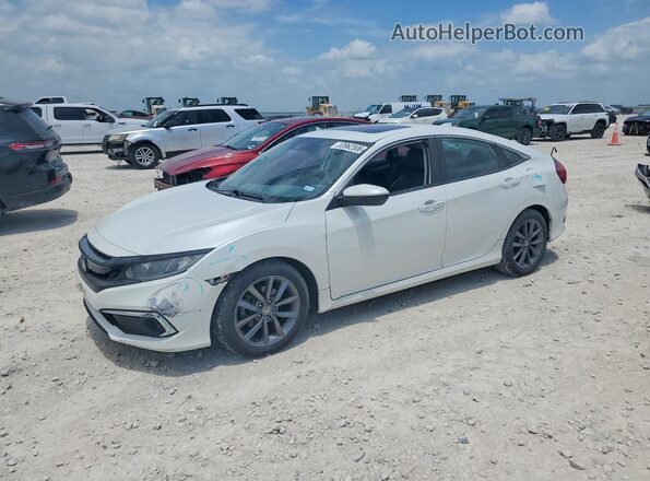 19XFC1F78KE003265 2019 HONDA CIVIC Белый Передняя левая четверть