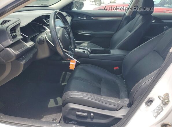 19XFC1F78KE003265 2019 HONDA CIVIC Белый Вид салона спереди