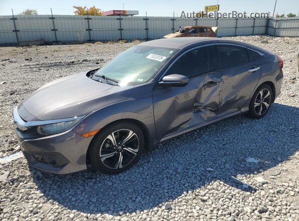 19XFC1F91GE006064 2016 HONDA CIVIC Серый Передняя левая четверть