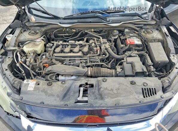 19XFC1F92GE206080 2016 HONDA CIVIC Black Widok wnętrza z tyłu