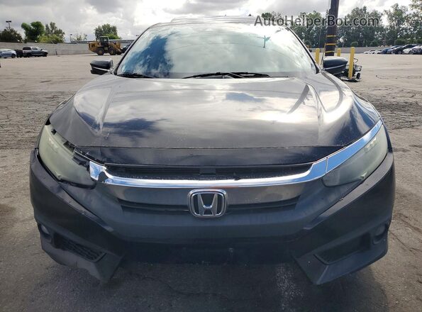 19XFC1F92GE206080 2016 HONDA CIVIC Black Widok z przodu